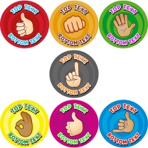 Hand Gestures Personalised Stickers