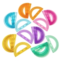 Rainbow Protractors - Pack of 24