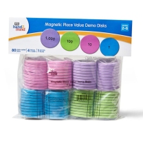 Magnetic Place Value Disks - Pack of 80