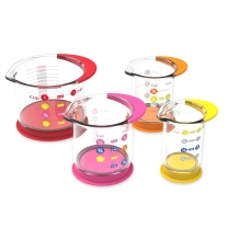 Rainbow Fraction Liquid Measuring Cups