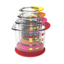 Rainbow Fraction Liquid Measuring Cups