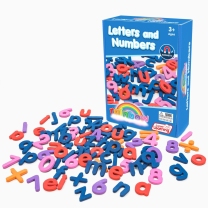 Magnetic Rainbow Letters and Numbers