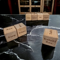 Māori Wooden Counting Blocks - 0-100