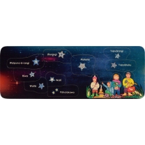 Nine Stars of Matariki Wooden Puzzle