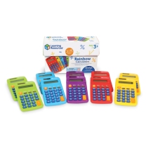 Rainbow Calculators - Set of 10