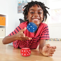 Jumbo Foam Dot Dice - Set of 2