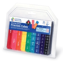 Fraction Tower Cubes Set