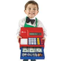 Cash Register - Blue and Red