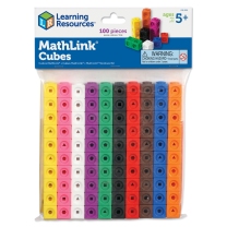 Math Link Cubes - Set of 100