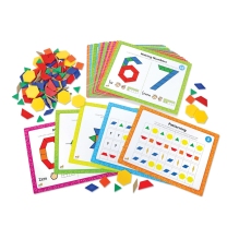 Pattern Block Maths Activity Set