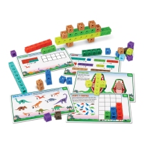 Mathlink Cubes Dino Time Activity Set