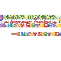 Happy Birthday From Your Teacher Pencils