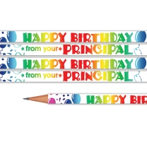 Happy Birthday From Your Principal Pencils