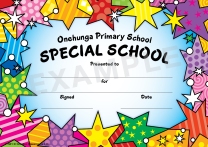 Star Medley Personalised Certificates