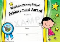 Kids (girl) Personalised Certificates