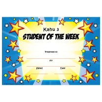 Star Burst Personalised Certificates