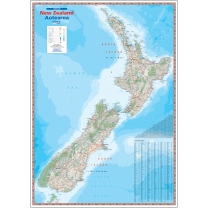 New Zealand and World Maps Twin Pack