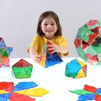 Crystal Polydron Classroom Set - 184 pieces