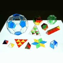 Crystal Polydron Classroom Set - 184 pieces