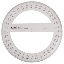 Protractors 360 degree - Pack of 12