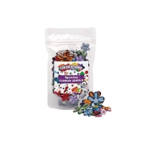 Sparkling Flower Jewels  - Pack of 300