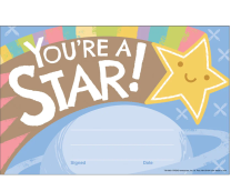 You're a Star! Certificates