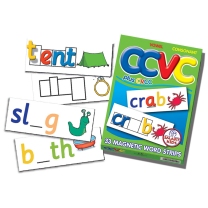 CCVC/CVCC Magnetic Word Strips