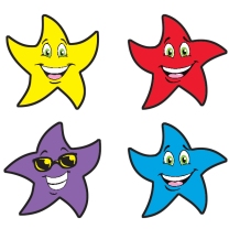 Colourful Star Smiles Stinky Stickers (Fruit Punch)