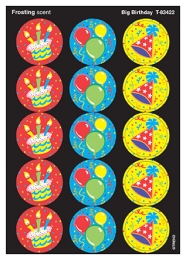 Big Birthday Stinky Stickers (Frosting)