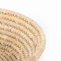 Large Natural Round Basket