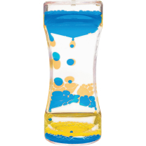 Blue & Yellow Liquid Motion Bubbler