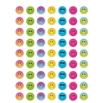 Brights 4Ever Smiley Faces Spot Stickers