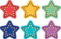 Spot On Floor Markers - Showtime Stars (10cm)