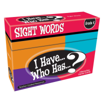 I Have Who Has Sight Words Game Level 1