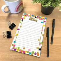 Confetti Notes Note Pad