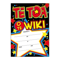 Te Toa o te Wiki Certificates