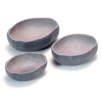 Rustic Stone Bowls - Pack of 3