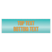 Teal Vibe Personalised Banner