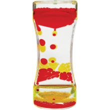 Red & Yellow Liquid Motion Bubbler