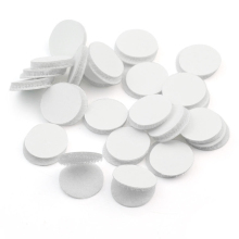 Adhesive White Velcro Dots