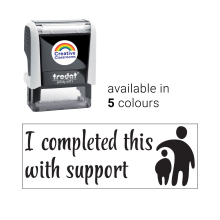 I completed this with support Stamp