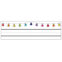 Colourful Light Bulbs Classroom Labels