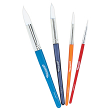 Round Paint Brushes Assorted Sizes - Pack of 4