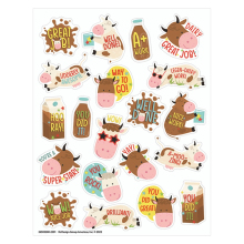 Brown Cows Stinky Stickers