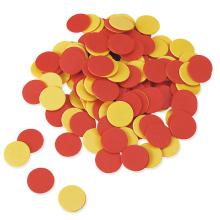 2 Colour Counters-Red and Yellow