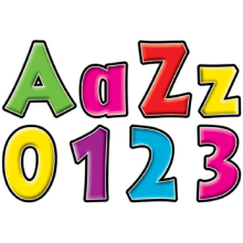 Neon Lively Alphabet Letters - 10cm