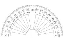 Protractors - Set of 12