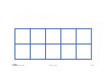Ten Frames Write & Wipe Board