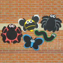Outdoor Blackboard Minibeasts - Pack of 5